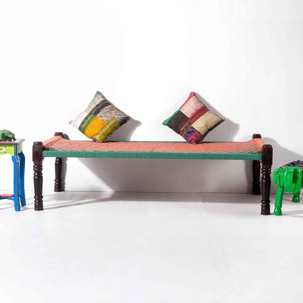 Wooden Charpai handcrafted wooden cot Wooden charpai for home décor