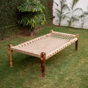 Jute Charpai Khaat charpai khaat wooden charpai
