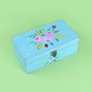 Traditional Designer Hand Painted Wooden Jewellery Box