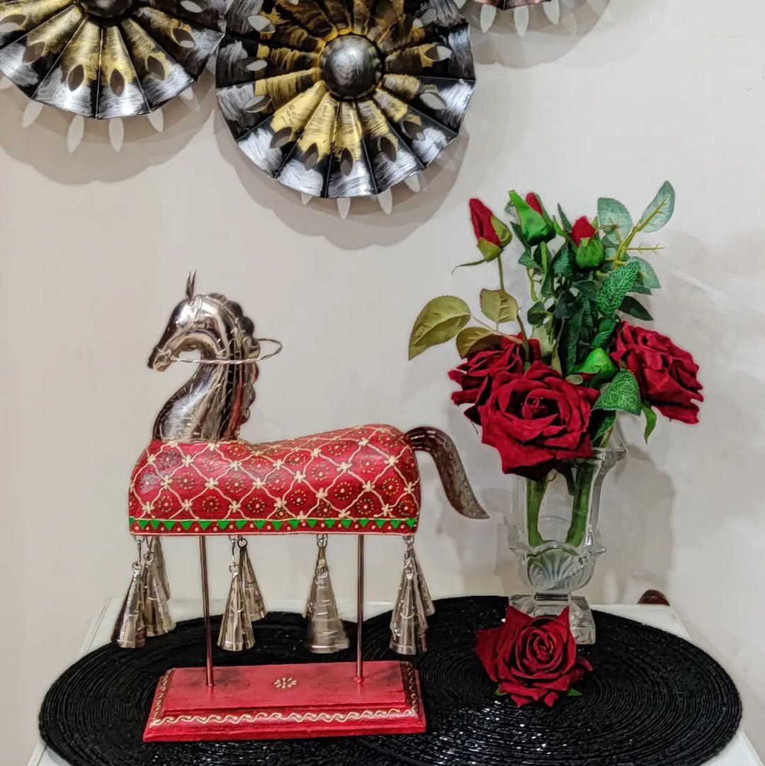2 Cady Craft Jodhpur Home Décor Wooden Hoarse - Image 1