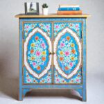 Wooden Cabinet Hand Painted Cabinet Cabinet for Home