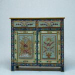 Handpainted Cabinet Wooden Cabinet Cabinet for Home
