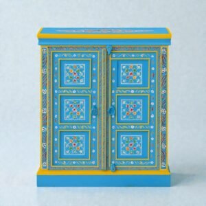 Wooden Cabinet Cabinet for Home Handpainted Cabinet