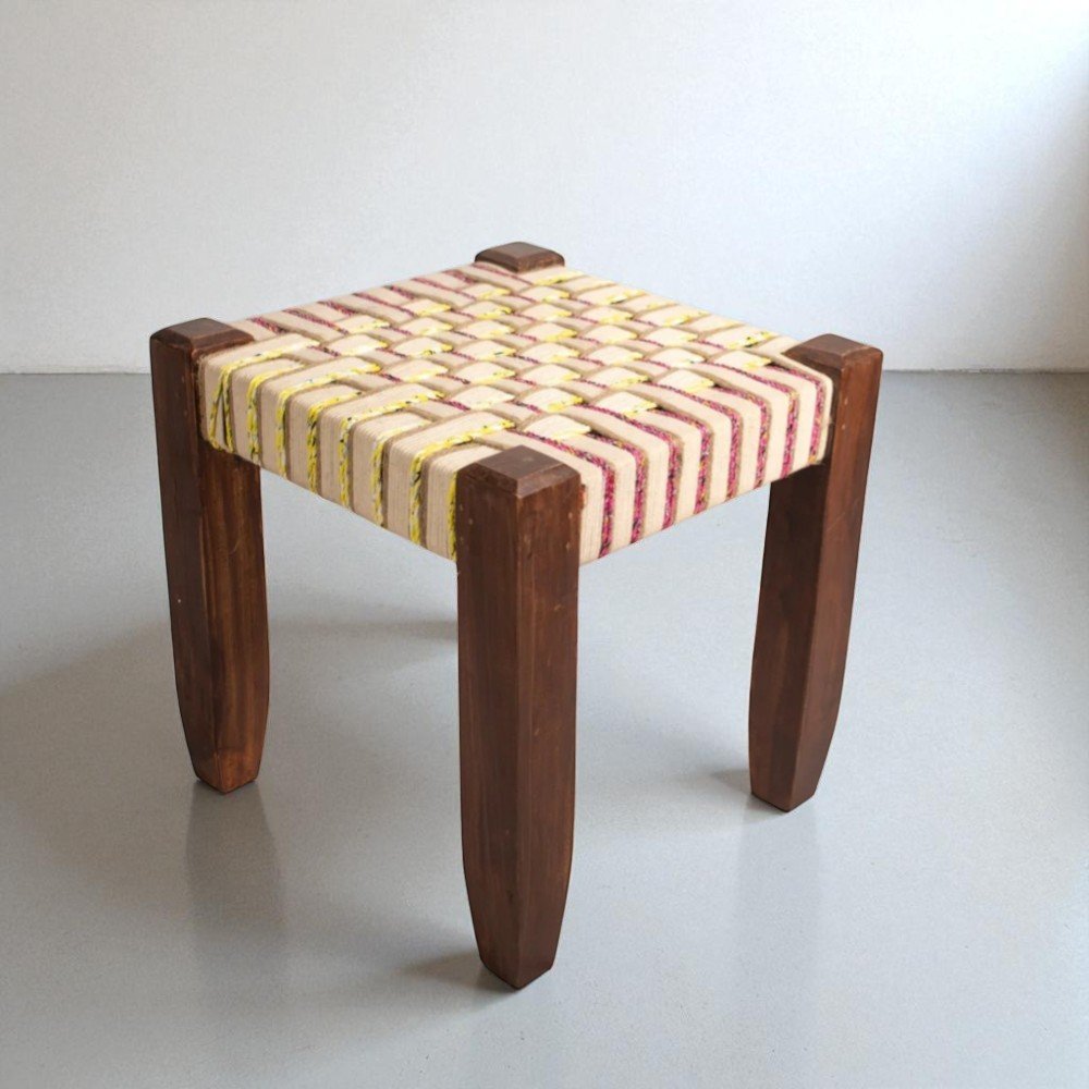 wooden rope stool wooden stool rope stool wooden ottoman rope ottoman