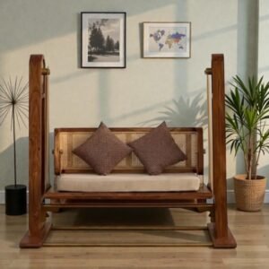 Handcrafted Wooden Swing Wooden Swing for Home