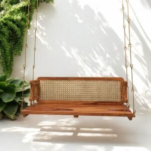 Reversible Wooden Swing Swing for Home