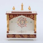 handpainted temple pooja mandir for home pooja mandap