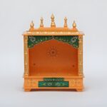 wooden temple handpainted temple pooja mandir for home
