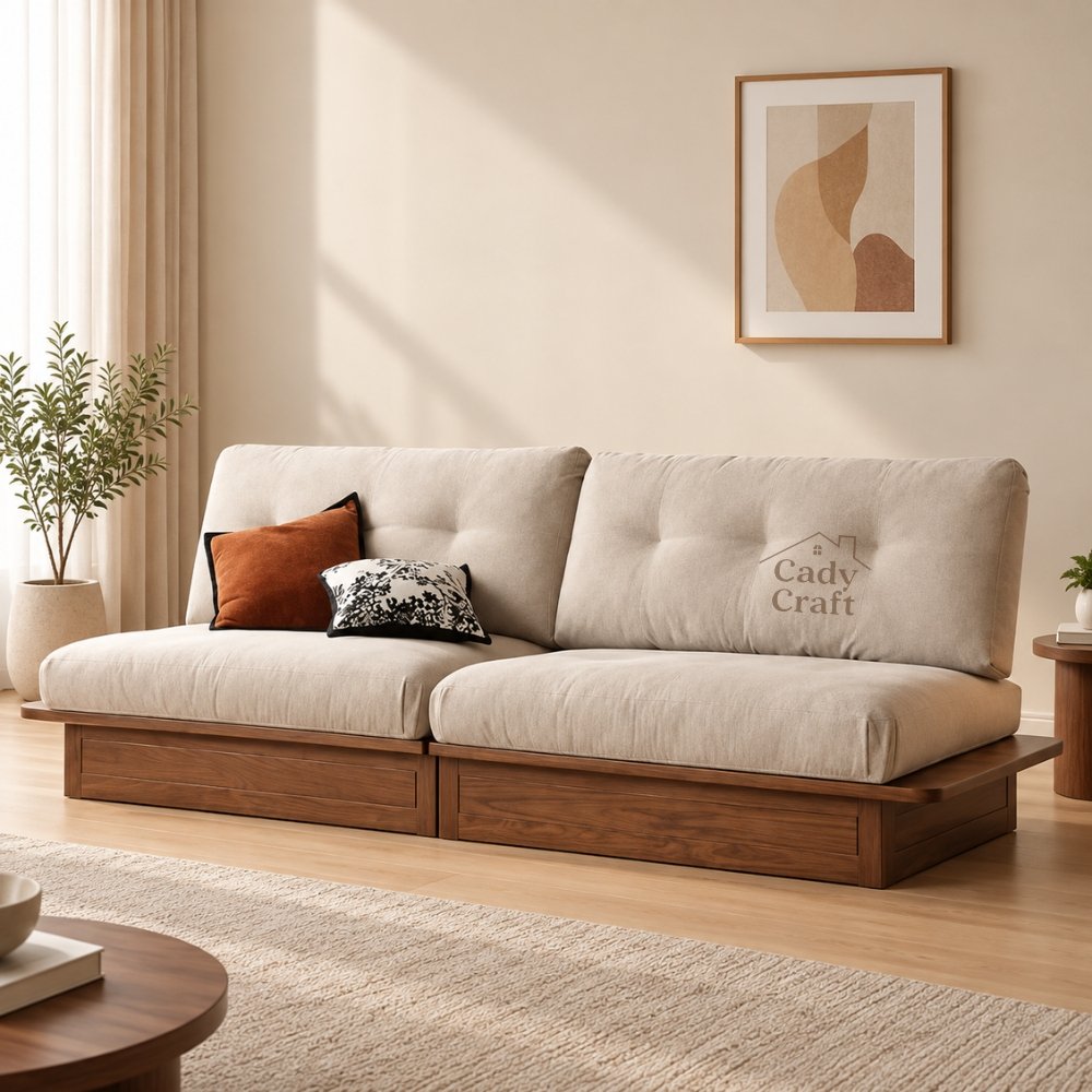2 Sandook Sofa handcrafted wooden Sofa Cum Storage Bed - Image 1