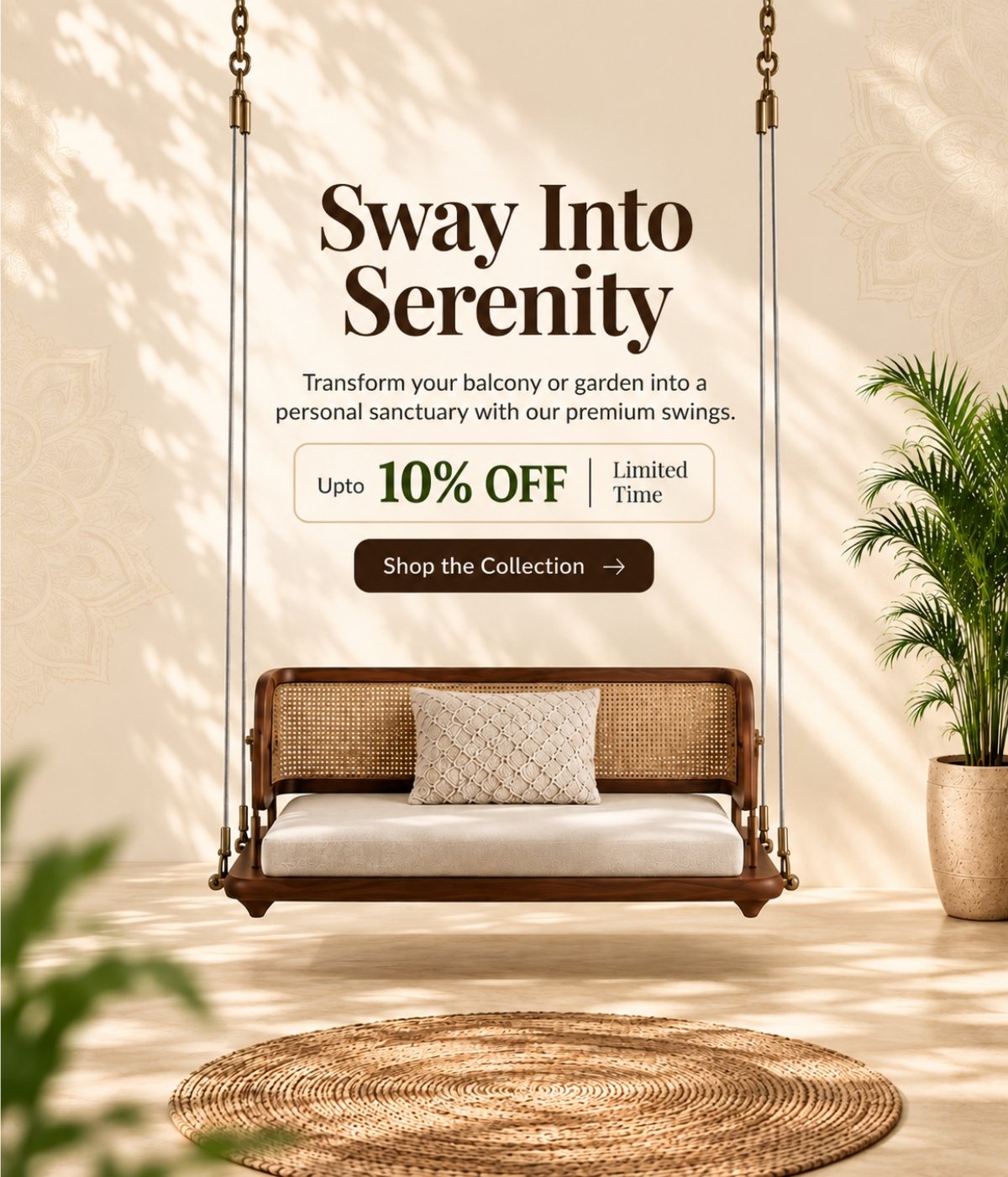 Wooden Swing Wooden Jhula for Home Wooden Swing Jhula for Home Swing for Home Wooden Indoor Swing Wooden Outdoor Swing