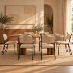 Akaar Solid Wood Dining Table Set All Sizes