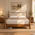 Monto Teak Wood Bed