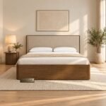 Sleepo Solid Wood Platform Bed for Home
