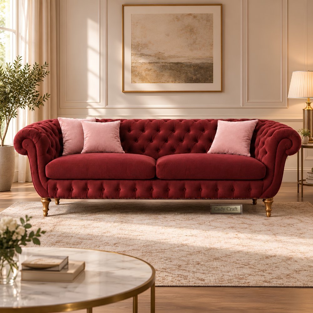 1 Redo Chesterfield Sofa for Living - Image 1