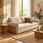 Comforter Solid Wood Sofa Cum Bed